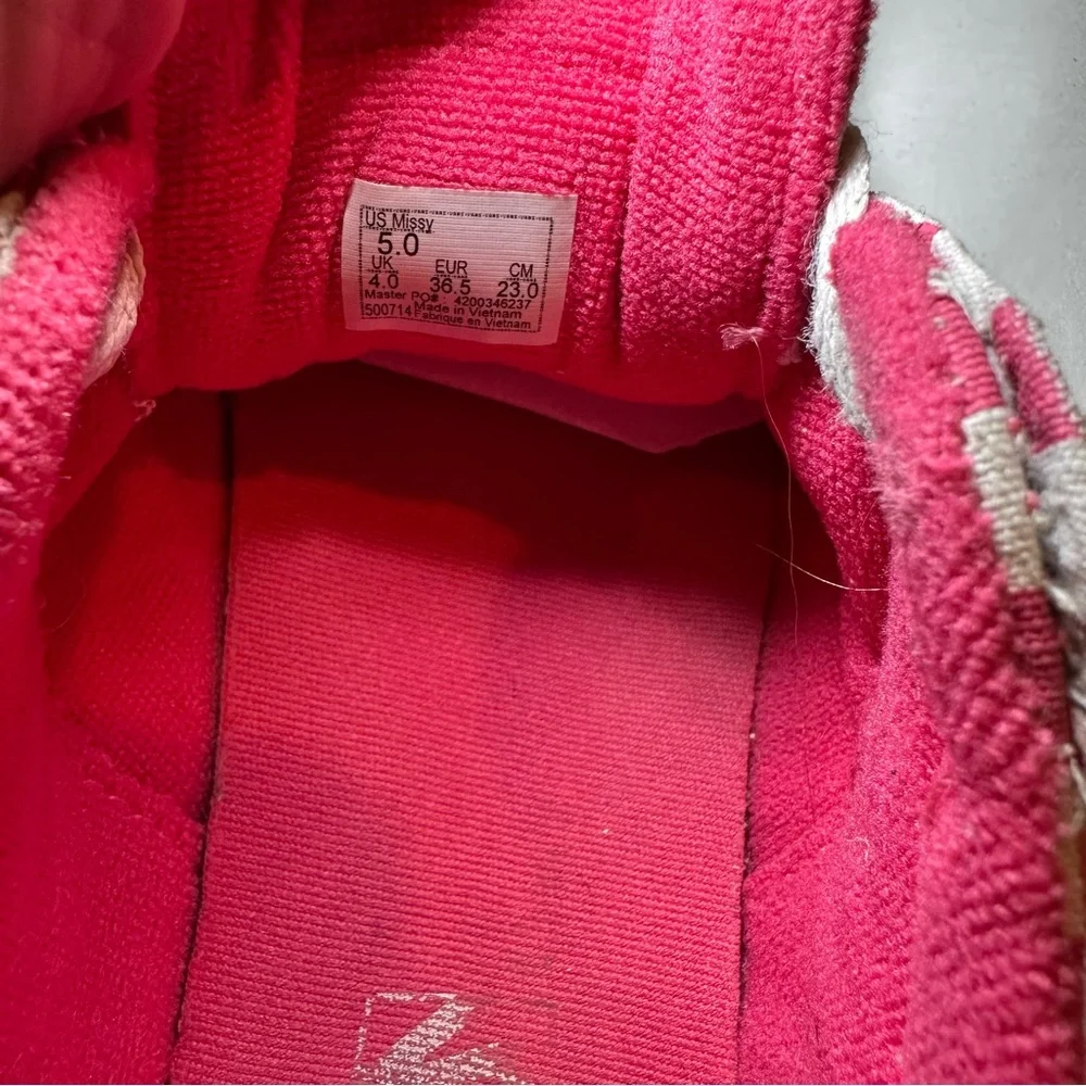 Vans Pink White Checkerboard Skate Sneakers Low‎ Top Women's Size 4